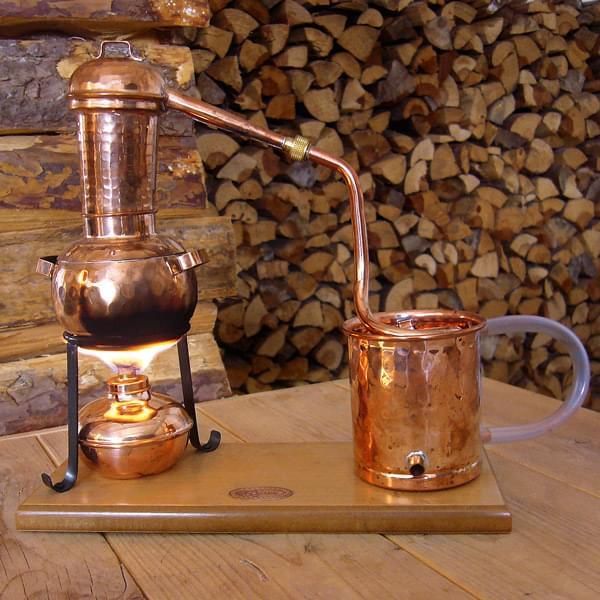 0,5 Liter Destille "Arabia“ mit Spiritusbrenner