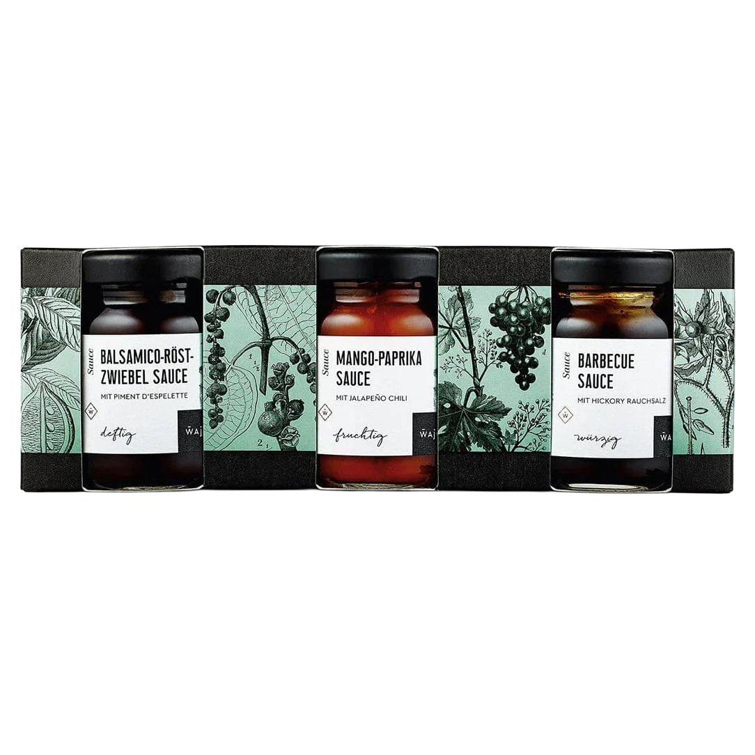 3 teiliges Saucen Geschenkset