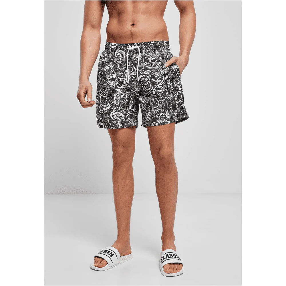 Badeshorts "Tattoo" von Urban Classics