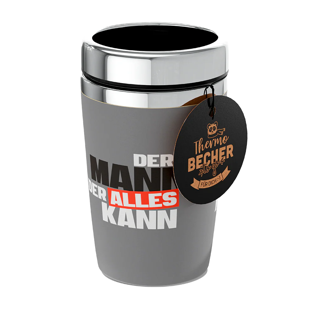 Thermobecher to go "Mann kann"