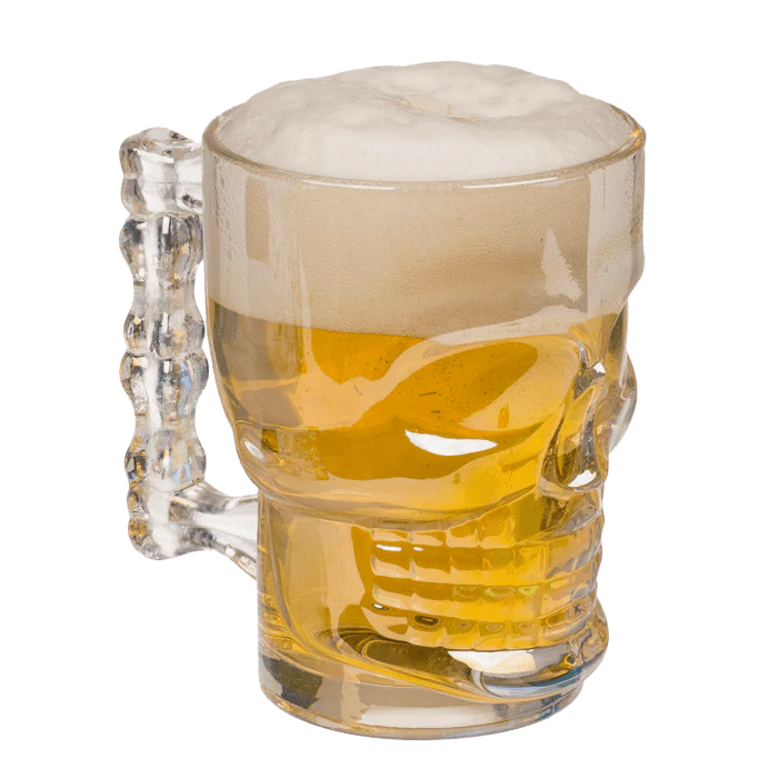 Bierglas "Totenkopf"