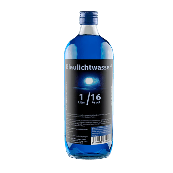 Blaulichtwasser