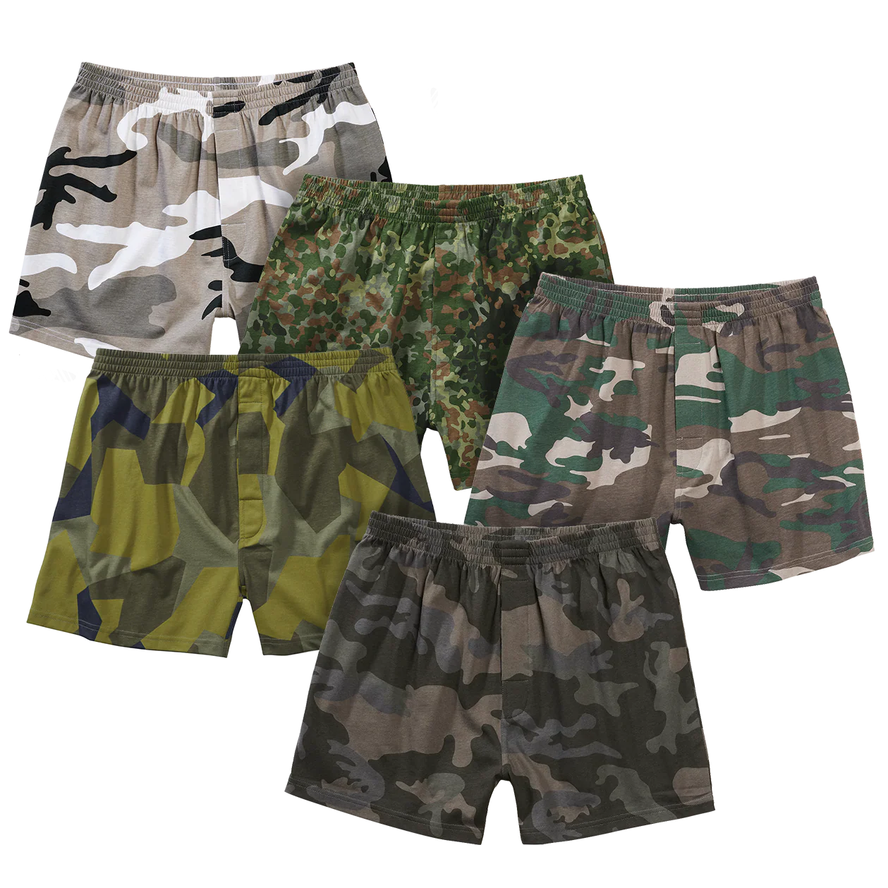 Boxershorts - 5er Pack Camouflage