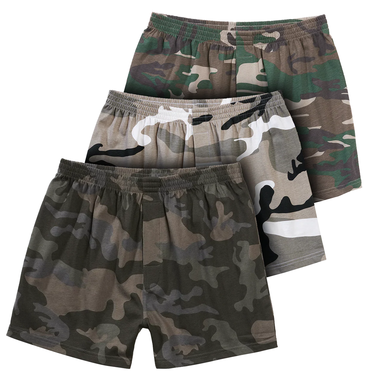 Boxershorts - 3er-Pack Camouflage