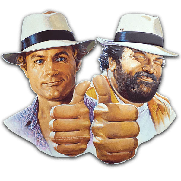 Bud Spencer Stahlschild "Daumen"