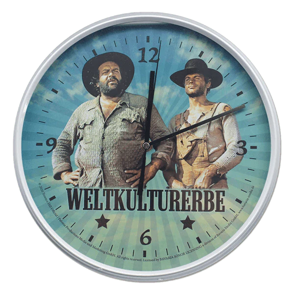 Bud Spencer Wanduhr "Weltkulturerbe"