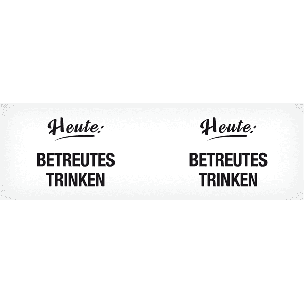 Emaille-Becher "Betreutes Trinken" - Image 2