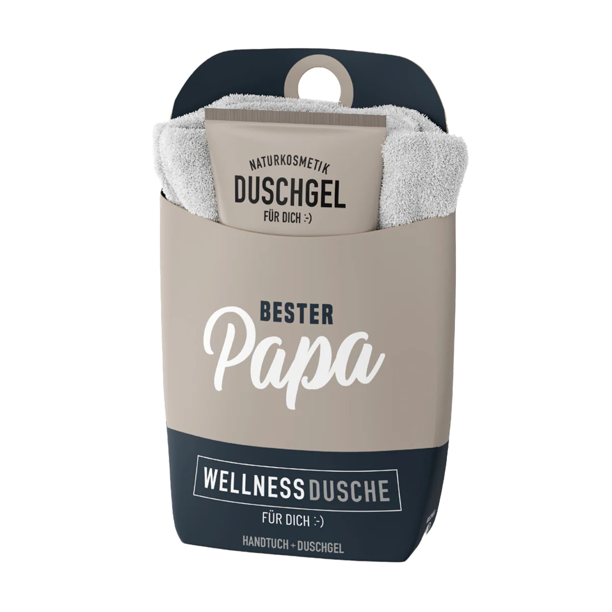 Geschenkset Duschgel & Handtuch "Bester Papa"