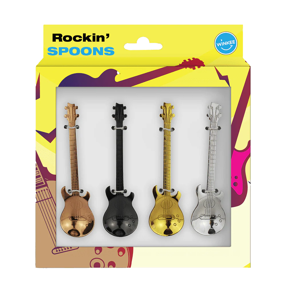 Gitarren Kaffeelöffel 4er Set