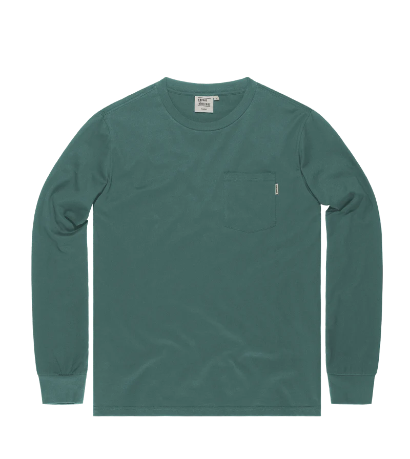 Langarmshrit mit Brusttasche "Grant"