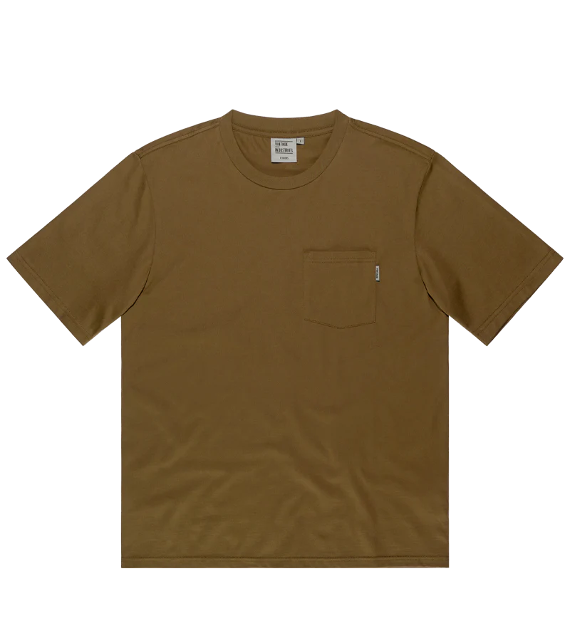 T-Shirt mit Brusttasche "Gray" - Image 3