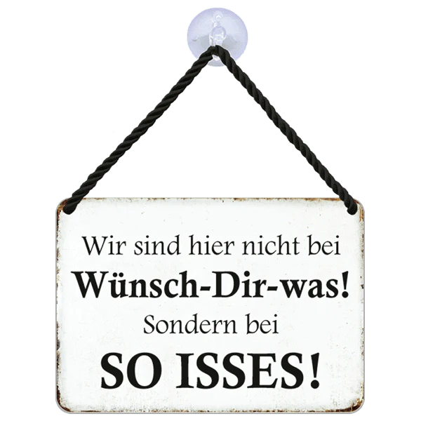Hängeschild "So Isses" - Image 2