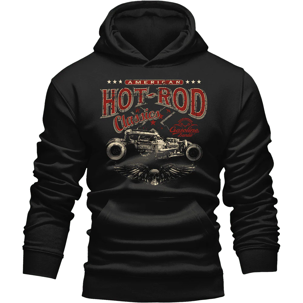 Hoodie "Hot Rod Classics" von Gasoline Bandit