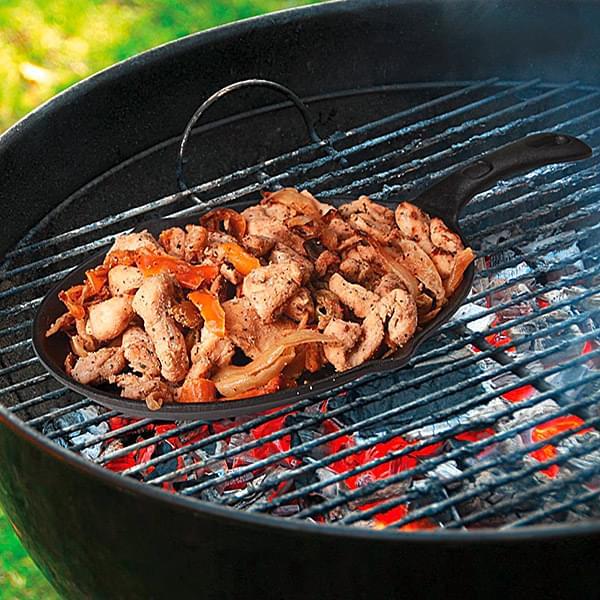 Jim Beam gusseiserne Grillpfanne
