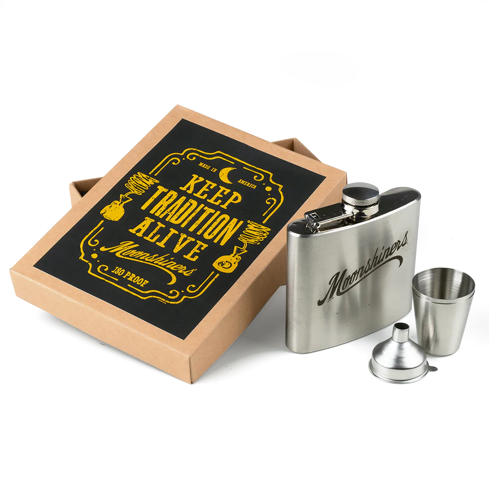 Moonshiners Flachmann Set