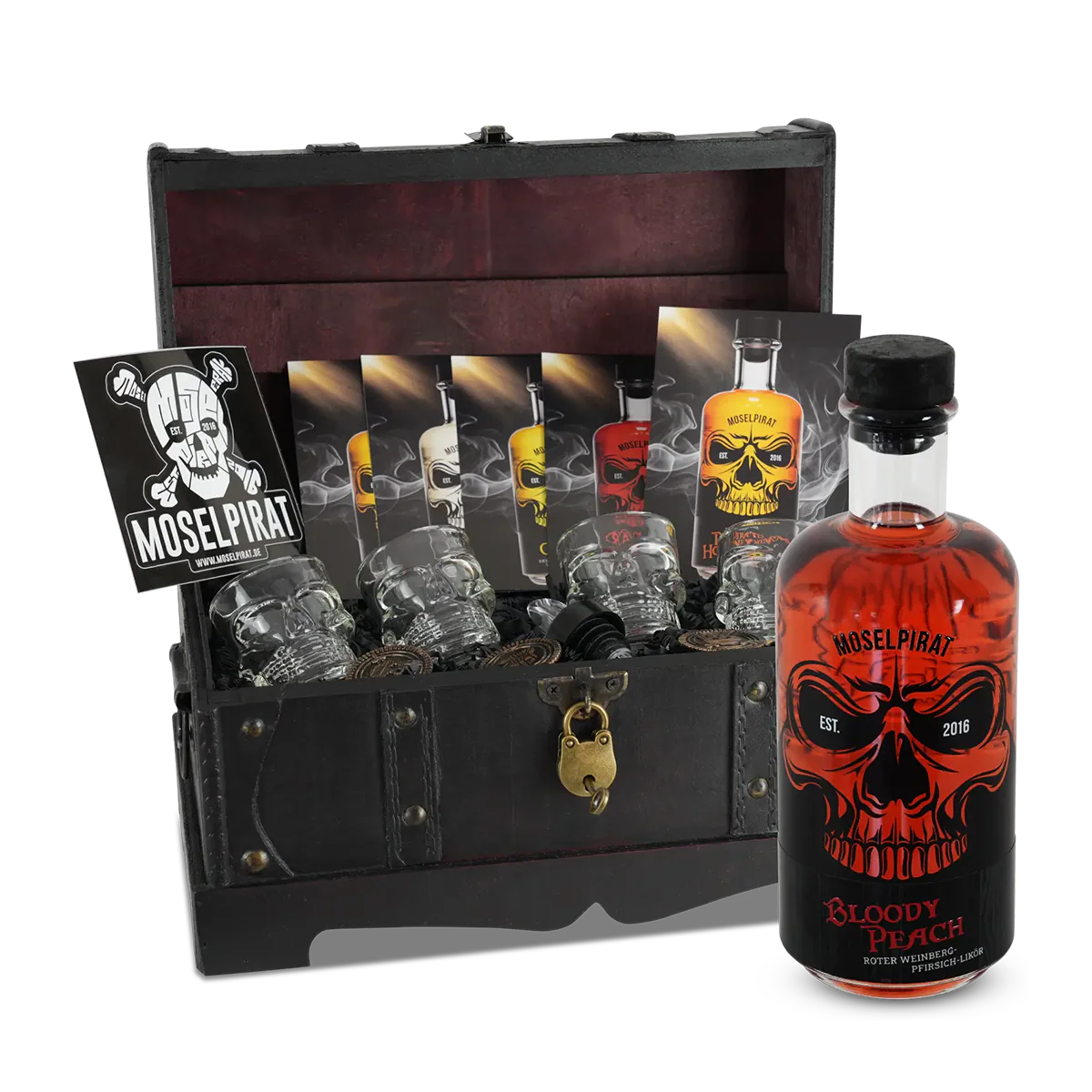 Piraten Truhe Bloody Peach