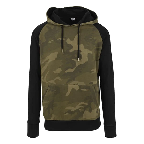 Raglan Hoodie "Camo Contrast" von Urban Classics - Image 3