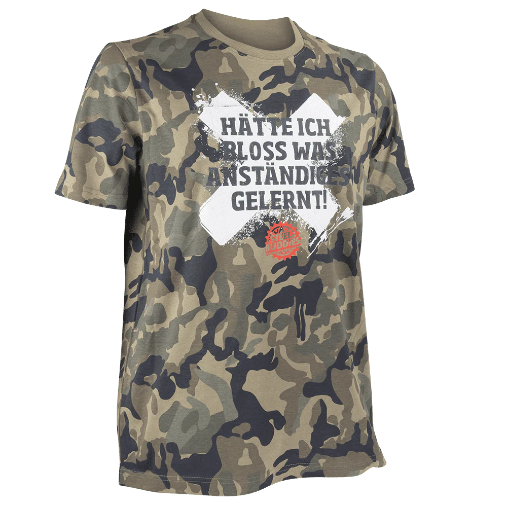 Steel Buddies Camo T-Shirt "Gelernt"