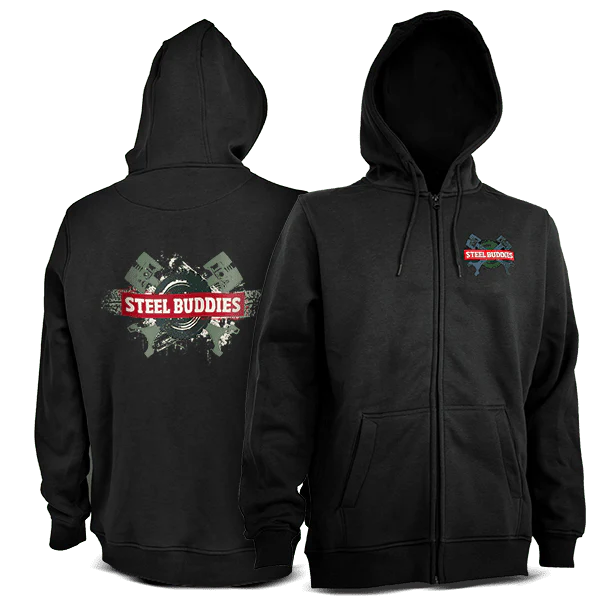 Steel Buddies Reißverschluss Hoodie "Logo"