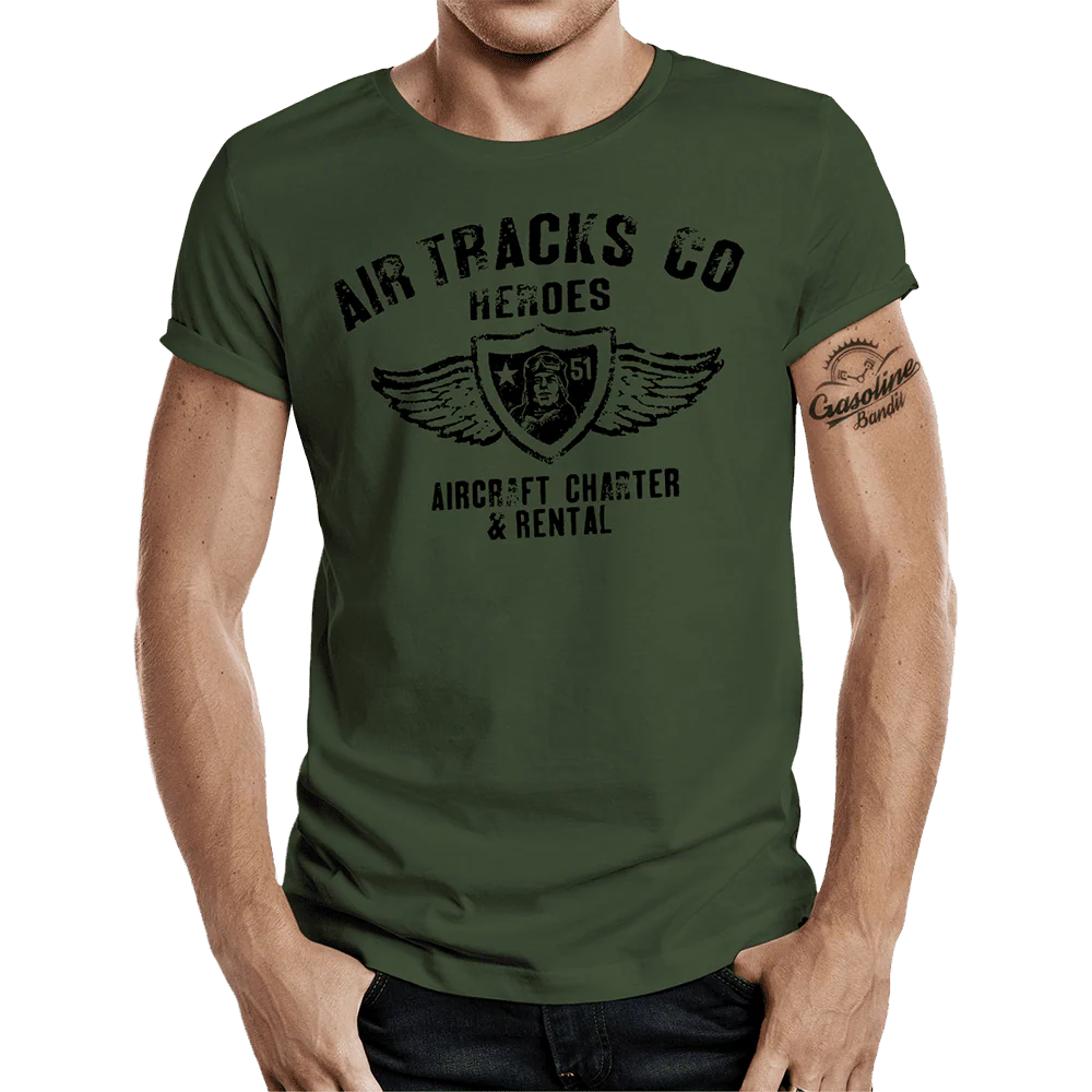 T-Shirt "Air Tracks" von Gasoline Bandit