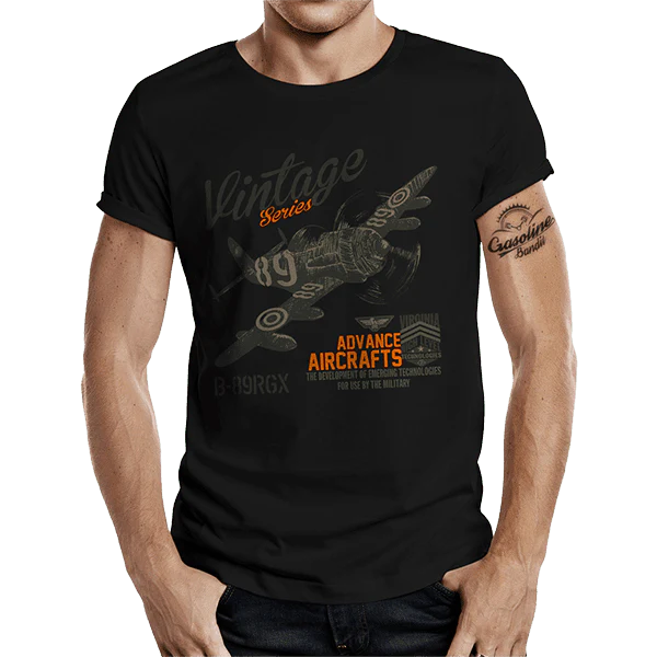 T-Shirt "Airborne Racing" von Gasoline Bandit