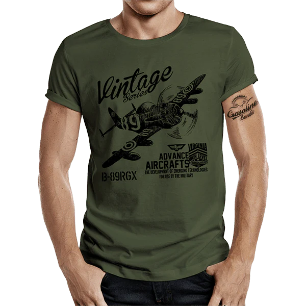 T-Shirt "Airborne Racing" von Gasoline Bandit