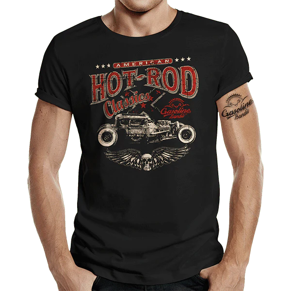 T-Shirt "American Hot Rod" von Gasoline Bandit
