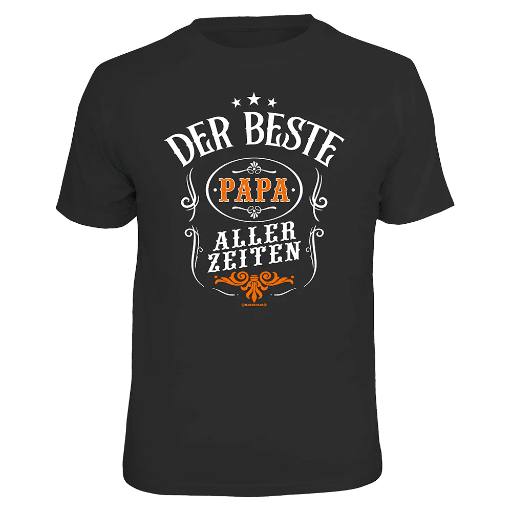 T-Shirt "Bester Papa aller Zeiten"