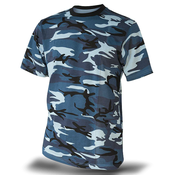 T-Shirt "Camo-Style Blue Sky"