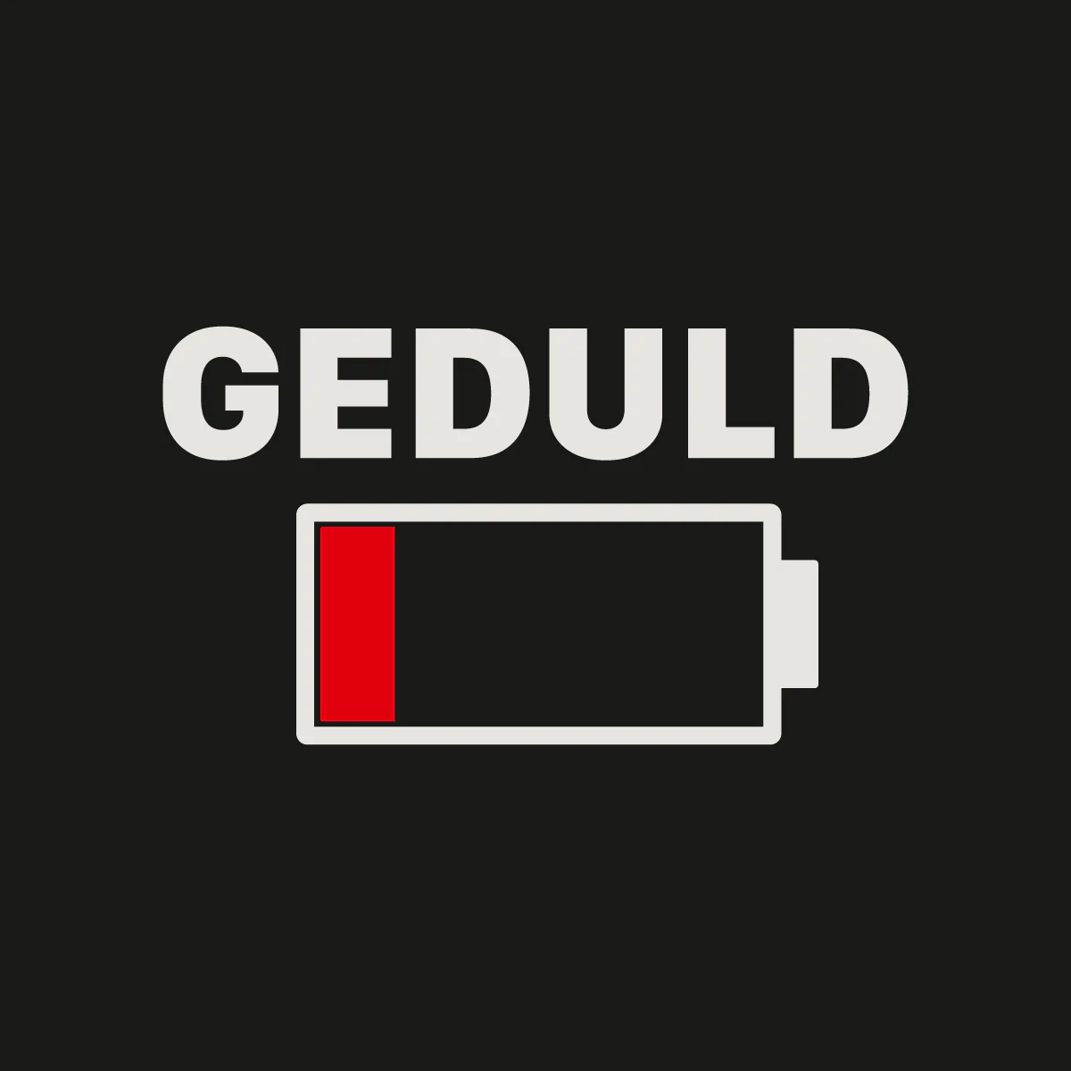 T-Shirt "Geduld" - Image 2
