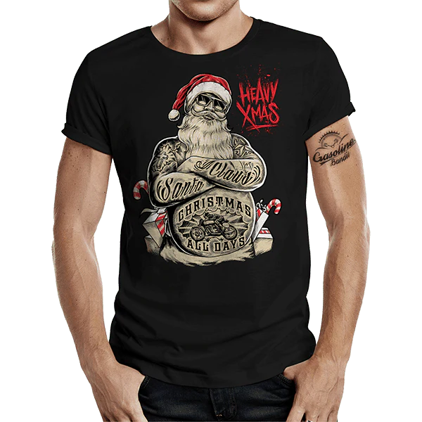 T-Shirt "Heavy Xmas" von Gasoline Bandit