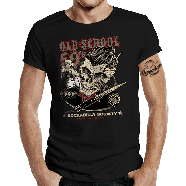T-Shirt "Old school 50s" von Gasoline Bandit