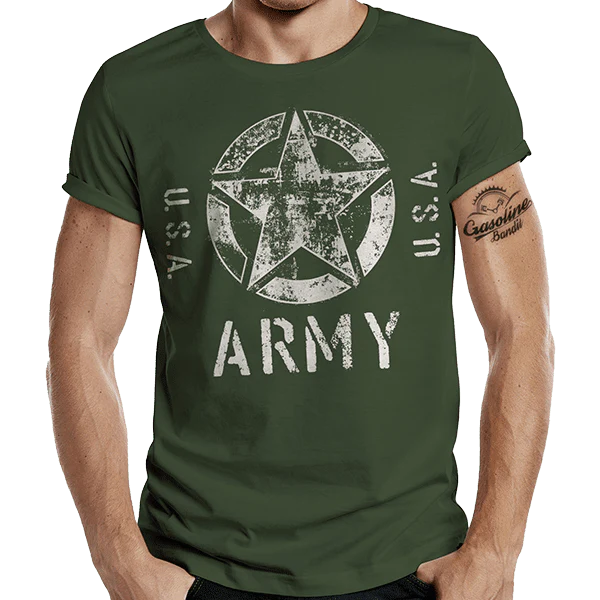 T-Shirt "USA Army" von Gasoline Bandit