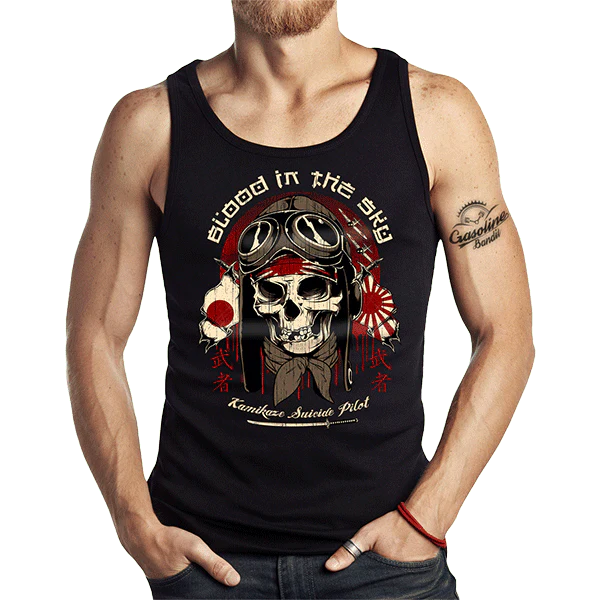 Tank Top "Blood in the Sky" von Gasoline Bandit