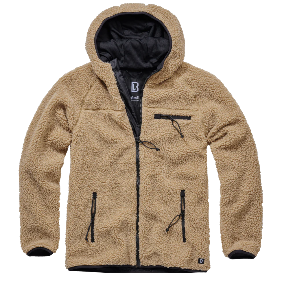 Teddyfleece Kapuzenjacke von Brandit