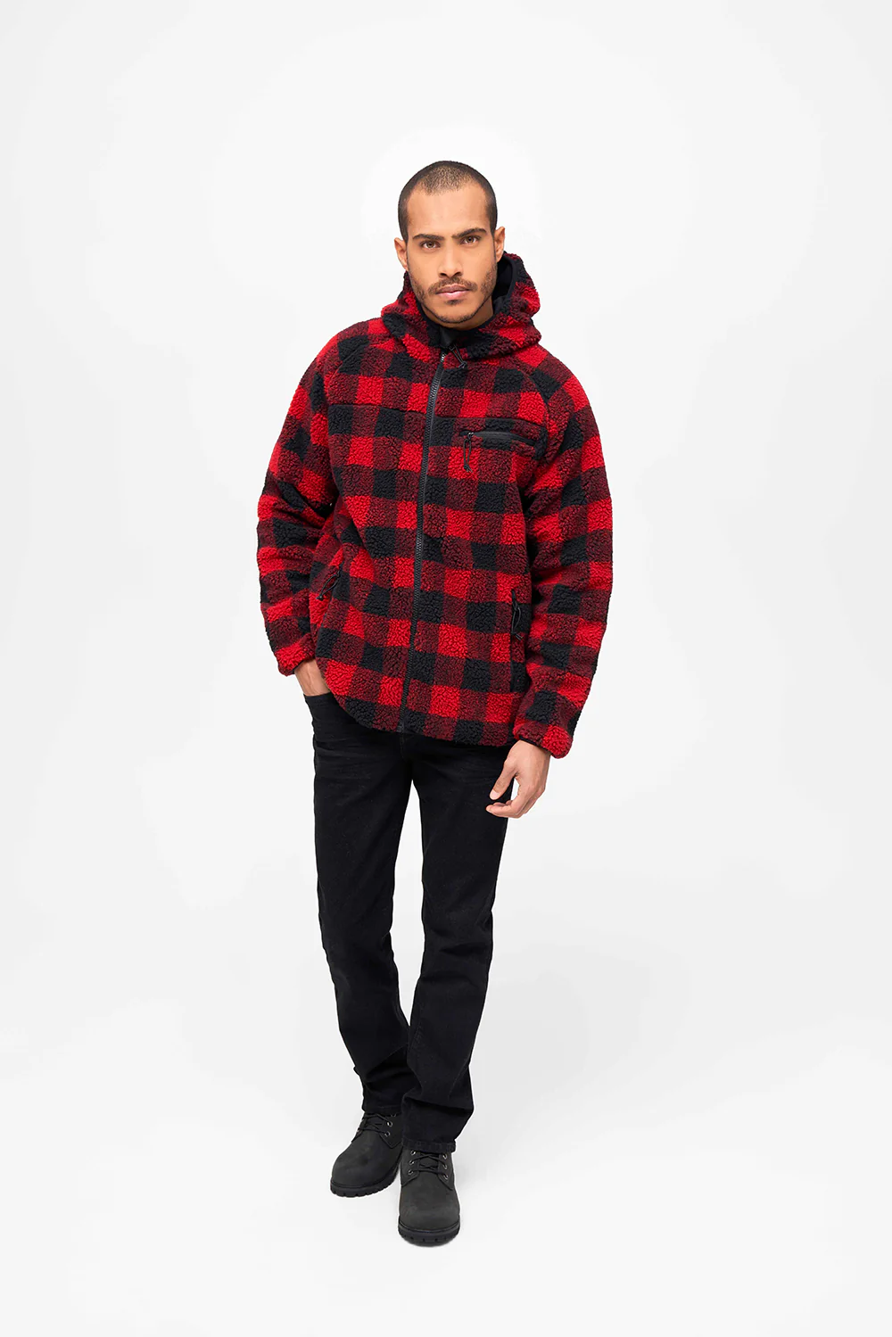 Teddyfleece Kapuzenjacke von Brandit - Image 5