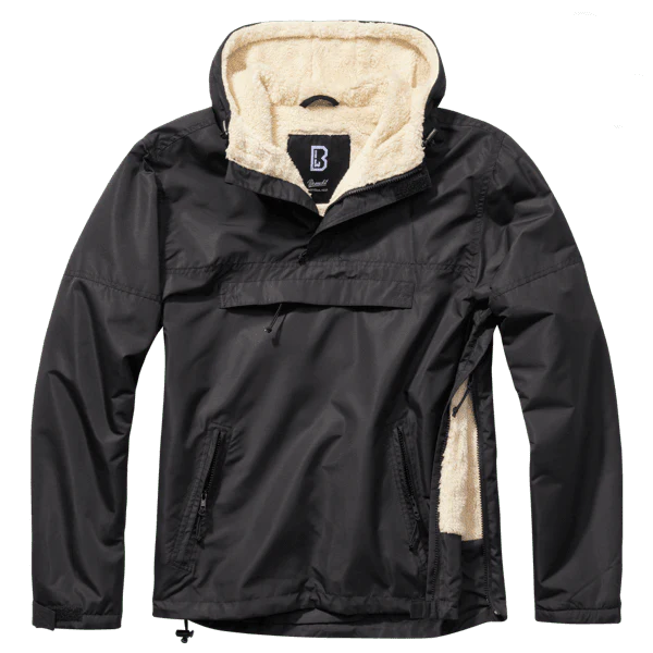 Windbreaker mit Teddyfell-Futter von Brandit