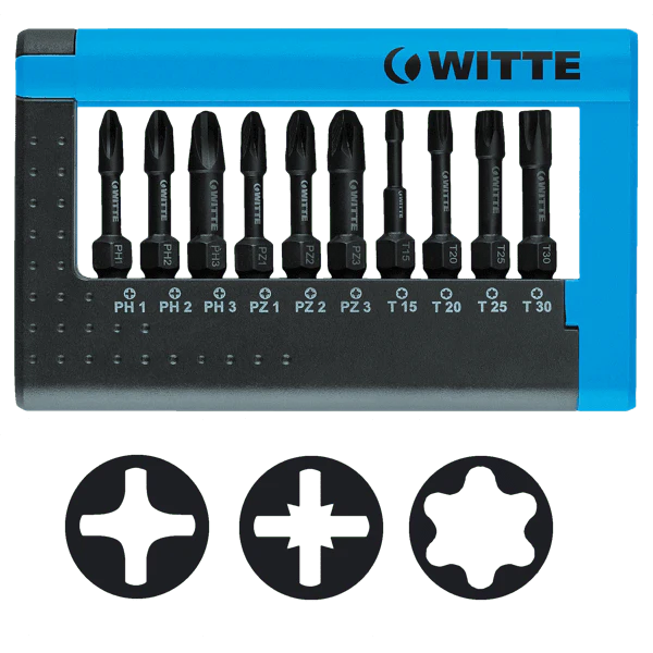 WITTE MAXX Impact Bits in COMBIT-BOX